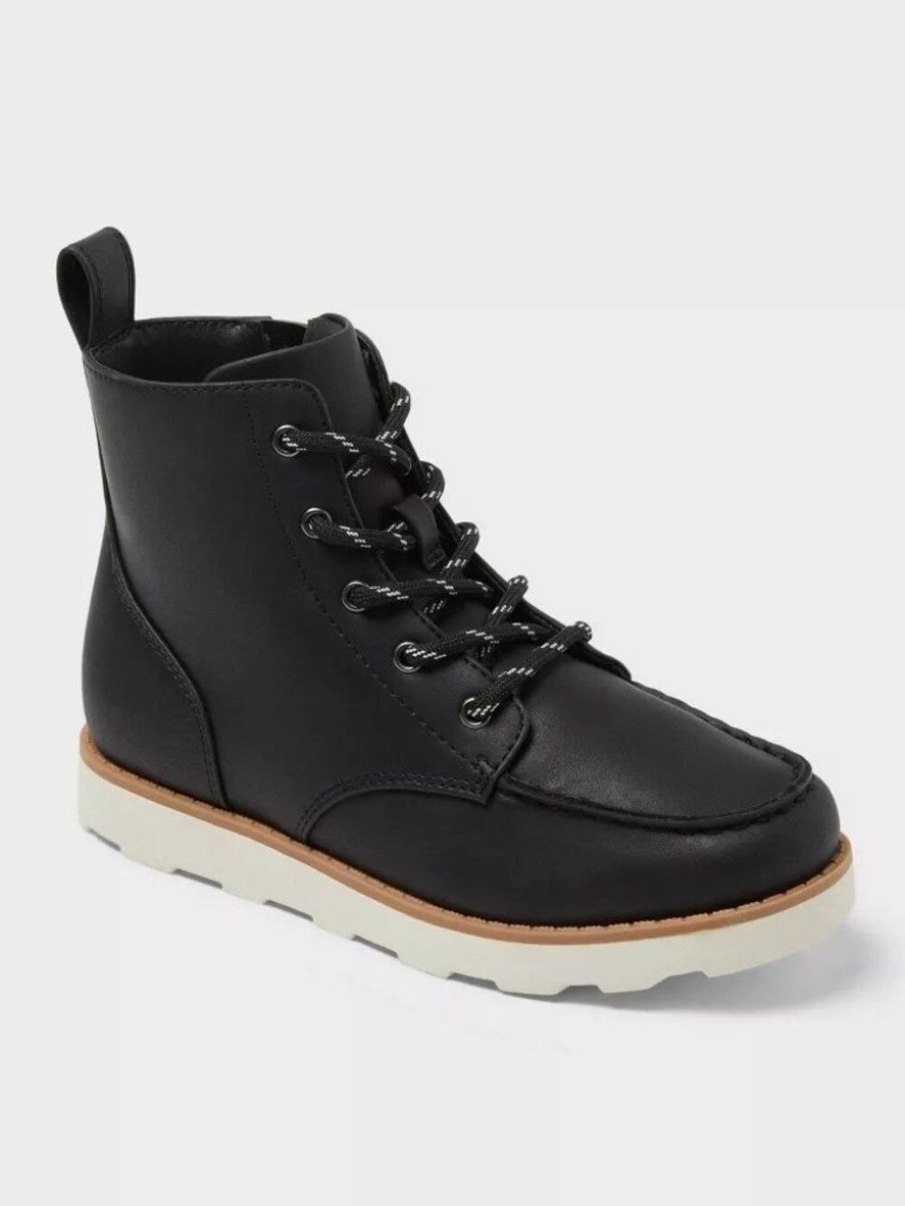 NEW Cat & Jack Kids' Bosley Mock Toe Boots - Black